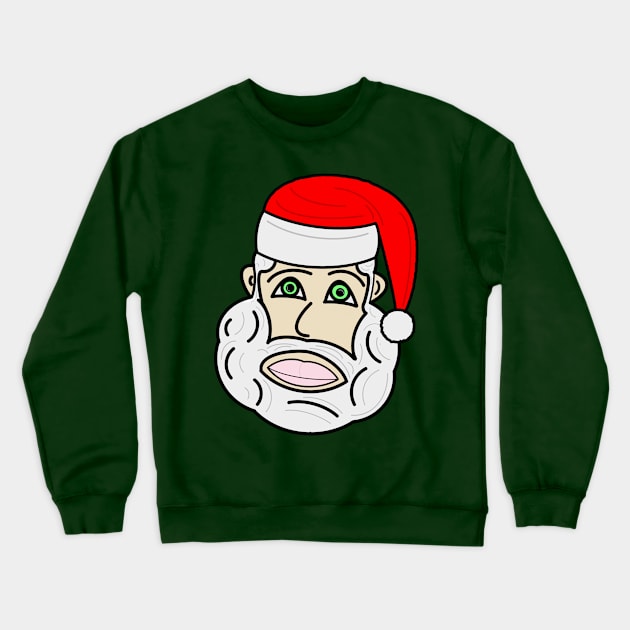 Santa Claus Crewneck Sweatshirt by Artemis Garments